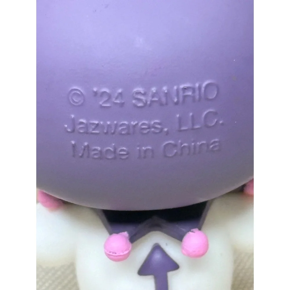 Sanrio Kuromi Purple Vinyl Figure 2024 Jazwares Collectible Toy